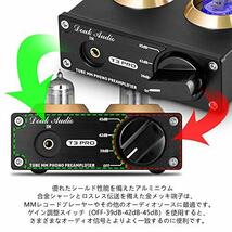 Douk Audio T3 PRO MM フォノ ステージ プリアンプ Mini ステレオ 真空管プリアンプ Phono_画像5