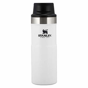 [ スタンレー ] Stanley 水筒 新ロゴ クラシック 真空ワンハンドマグ 0.47L 10-06439-028 ホワイト CLASSIC TRIGGER-ACTION TRAVEL MUG