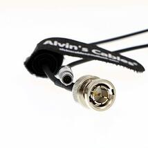 Alvin's Cables Red Epic Scarlet 用 Time Code アダプター ケーブル BNC オス to 00B 4 pin オス Nor1438 ケーブル_画像4