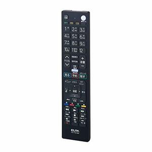 エルパ (ELPA) テレビリモコン 三菱用 (RC-TV019MI) テレビ リモコン 汎用/設定不要 ブラック