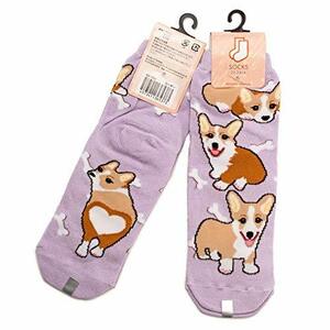 2足セット コーギー レディース ソックス Corgi Socks ペットとアニマルソックス Pet & Animal Socks SD-2002 ペットラバーズ