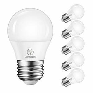 LVWIT LED電球 E26口金 40W形相当 470LM 4.5W 電球色 3000K LEDランプ 広配光タイプ 高輝度 長寿命 省エネ PSE認証 6個入