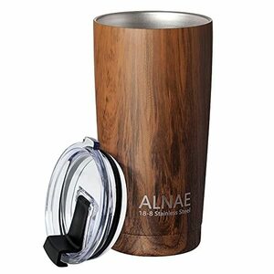 ALNAE タンブラー ふた付き 真空断熱 600ml 水筒 マグボトル コーヒーカップ 二重構造 保温保冷 直飲み 大容量 ビール コーヒー