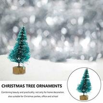 VORCOOL クリスマスツリー ミニ 卓上 24本 小さい 4cm 装飾 置物_画像2