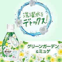 ボールド 洗濯洗剤 液体 洗濯水をデトックス グリーンガーデンミュゲ 体 850g 柔軟剤入り 850グラム (x) 1_画像6