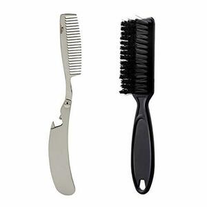 2 piece insertion stainless steel folding comb pocket comb &.. is brush . beautiful . make static electricity prevention portable .