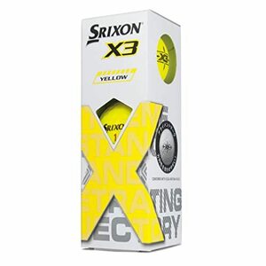 スリクソン（SRIXON） ゴルフボール SRIXON X3 エックス3（1スリーブ(3球)/イエロー） X3 SN X3 YEL