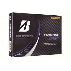 ブリヂストン(BRIDGESTONE) ゴルフ 1ダース(12球入) 公認球 22TOUR B XS パールホワイト