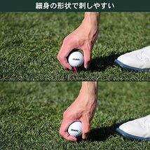 Tabata(タバタ) ゴルフ ティー ショート プラスチックティー プラスリム ショートティー 40mm 12本入_画像5