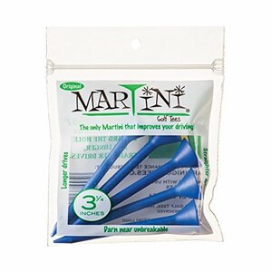 Martini Golf Tees プラスチック製ゴルフティー 丈夫 3?1/4インチ 5個セット （アソートカラー）