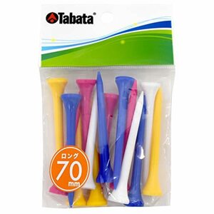 Tabata(タバタ) ゴルフ プラスリム ロングティー 70mm プラスチックティー ロングティー ショート 16本入 GV1418
