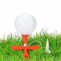 ゴルフティー マグネット ティー 三角錐 高さ調節可能 プラスチック ポリエチレン製 ゴルフ用品 持ち運び便利 鮮やか色_画像2