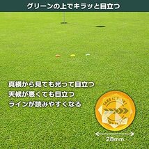Tabata(タバタ) ゴルフ マーカー ゴルフラウンド用品 マーカー ゴルフマーカー コンペ景品 マグネット 反射 見つけやすい_画像3
