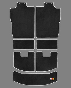 MUGEN 無限 スポーツラゲッジマット ブラック×シルバー N-BOXカスタム JF5 JF6 2023/10～