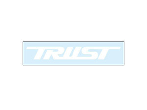 TRUST トラスト トラストステッカー(抜き文字) NSW S 220×30 ホワイト