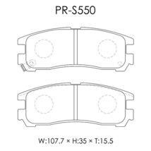 Weds ウェッズ ブレーキパッド レブスペック プライム リア用 ディアマンテ F15A H2.5～H7.1 6G73_画像2