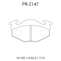 Weds ウェッズ ブレーキパッド レブスペック プライム フロント用 オートザムキャロル AC6P H7.10～H10.10 F6A ターボ_画像2