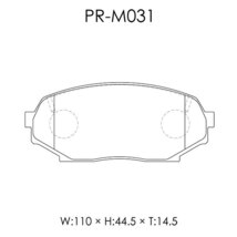 Weds ウェッズ ブレーキパッド レブスペック プライム 前後セット ユーノスロードスター NA6CE H1.9～H5.9 B6/B6-ZE_画像2