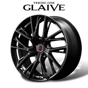 MID VERTECONE GLAIVE グレイブ (ダイヤモンドブラック/リムエッジ＆アンダーカットDC) アルミホイール 4本セット 17×7.0J 5H PCD114.3+40