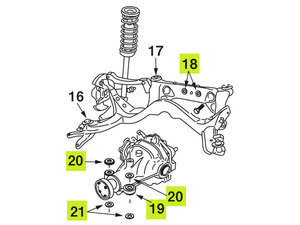 nismo ニスモ 強化ブッシュ デフマウントブッシュキット 1台分キット（No. 18～21） シルビア S14