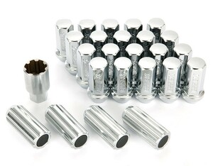 CRS ESSEX M12×P1.5 6 hole for racing nut 24 pcs insertion chrome Hiace 200 series 2004 year 8 month ~