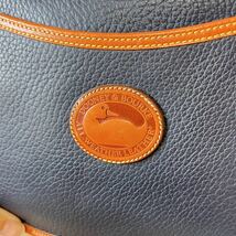 DOONEY&BOURKE スクエア ショルダーバッグ クロスボディ ネイビー ゴールド金具 ドゥーニー＆バーク USA製 ヴィンテージ_画像7