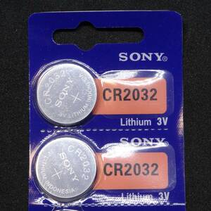 【新品未使用】Sony製 リチウム電池CR2032　2個セット