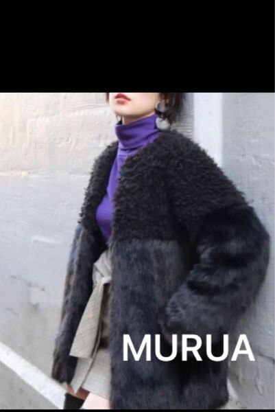 MURUA ボア ファーコート