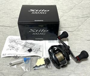 シマノ スティーレ 100XG PE1.0号ライン付き 美品 匿名配送 2回使用のみ