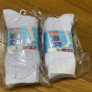 新品　ソックス　スクールソックス　白　白ソ　まとめ売り