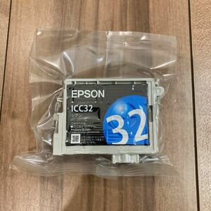 新品未使用 エプソン EPSON 純正インク lCC32 シアン