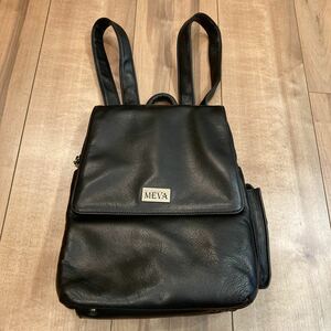 MEVA BEST COLLECTION リュックサック レザー 黒 本革