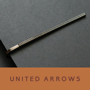 4621◆ユナイテッドアローズ◆ネクタイピン◆ヘアピン～ガンメタ◆タイピン～タイバー◆上質セレクトショップ～UNITED ARROWS◆新品