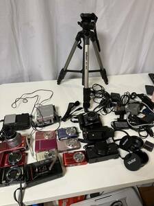 【カメラまとめ】OLYMPUS SONY Canon FUJIFILM CASIO Panasonic など　デジタルカメラ　ビデオカメラ　三脚　レンズ