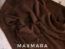 超高級 希少 極美品 Maxmara 憧れの大人気セレブ御用達アルパカコート 一級品イタリア製 おしゃれデザイン マックスマーラ studio _画像8