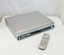 A627☆現状品☆VHS一体型DVDレコーダー☆Panasonic/パナソニック☆DMR-EH75V☆電源ON確認☆電源コードつき☆リモコンつき EUR7658Y10 θ_画像1