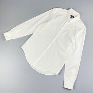 ZARA MAN ザラ 総刺繍生地 長袖Yシャツ 襟付き長袖シャツ フロントボタン トップス メンズ 白 ホワイト サイズL*IC110
