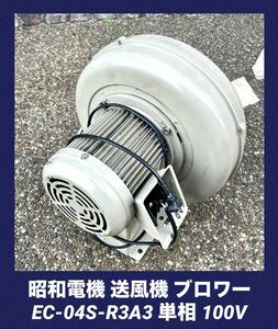 昭和電機 SHOWA エレクトリックブロワー EC-04S-R3A3 100V・.ジャンク品