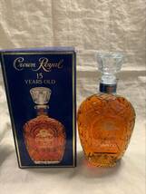 未開栓 CROWN ROYAL クラウンロイヤル 15年 ローヤル カナディアン ウイスキー 750ml 40度 お酒 古酒_画像1