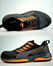 PUMA プーマ 安全靴 ロー プロテクティブ スニーカー セーフティーシューズ 靴 シューズ 64.210.0 26.0cm オレンジ / 新品 1円 スタート_画像5