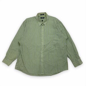 チャップス ラルフローレン シャツ 長袖 チェック CHAPS Ralph Lauren 古着 メンズ FREE グリーン B.Dシャツ