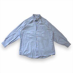 エルエルビーン シャツ 長袖 ブルー L L Bean 古着 メンズ L サイズ16-1/2 ボタンダウン ワンポイント 刺繍