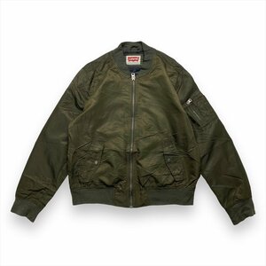 リーバイス ブルゾン カーキ LEVIS 古着 メンズ L フルジップ フラップポケット スナップボタン シンプル