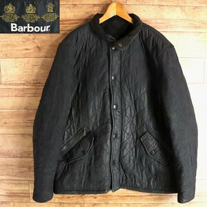 J10T/R11.28-3　Barbour　バブアー　裏フリース　キルティングジャケット　XXL　ジャンパー　ブルゾン　ユーロ古着