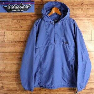 B10T/R11.29-5　　80s～　ビンテージ　米国製　patagonia　パタゴニア　アノラックパーカー　XLサイズ　ジャンパー　ナイロンジャケット