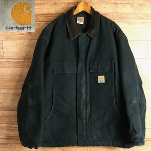 ※3T/R11.28-1　アメリカ古着　Carhartt　カーハート　トラディショナルジャケット　ダックジャケット　ワークジャケット　サンタフェ