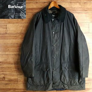 A6T/R12.1-6　イギリス製　Barbour　バブアー　BORDER　ボーダー　オイルドジャケット　オイル　ハンティングジャケット　ユーロ古着