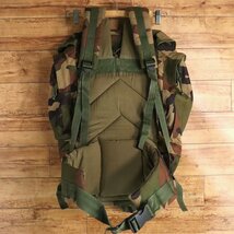 F6T/R11.30-1　米軍　US ARMY　MIL-TEC　ウッドランドカモ　民間　デイパック　バックパック　リュックサック　バッグ_画像9