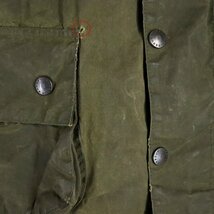 F6T/R11.30-1 　90s　イギリス製　Barbour　バブアー　BEAUFORT　ビューフォート　オイルドジャケット　3ワラント　オイルジャケット_画像4