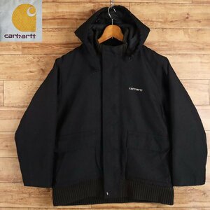 A10K/R9.4-3　Carhartt　カーハート　中綿ジャケット　CORDURA　コーデュラ　ワークジャケット　フーディー　アメリカ古着　メンズ